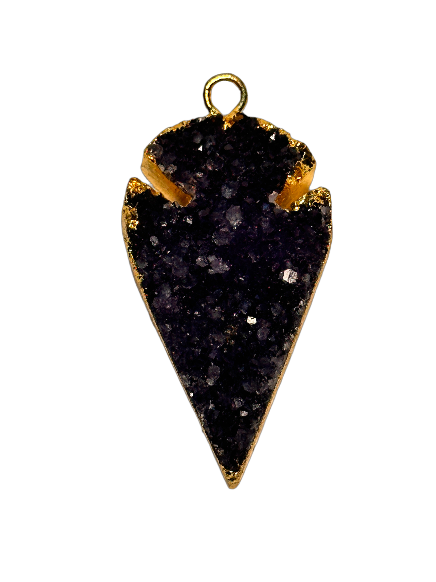 STAR AMETHYST NATIVE ARROW NECKLACE