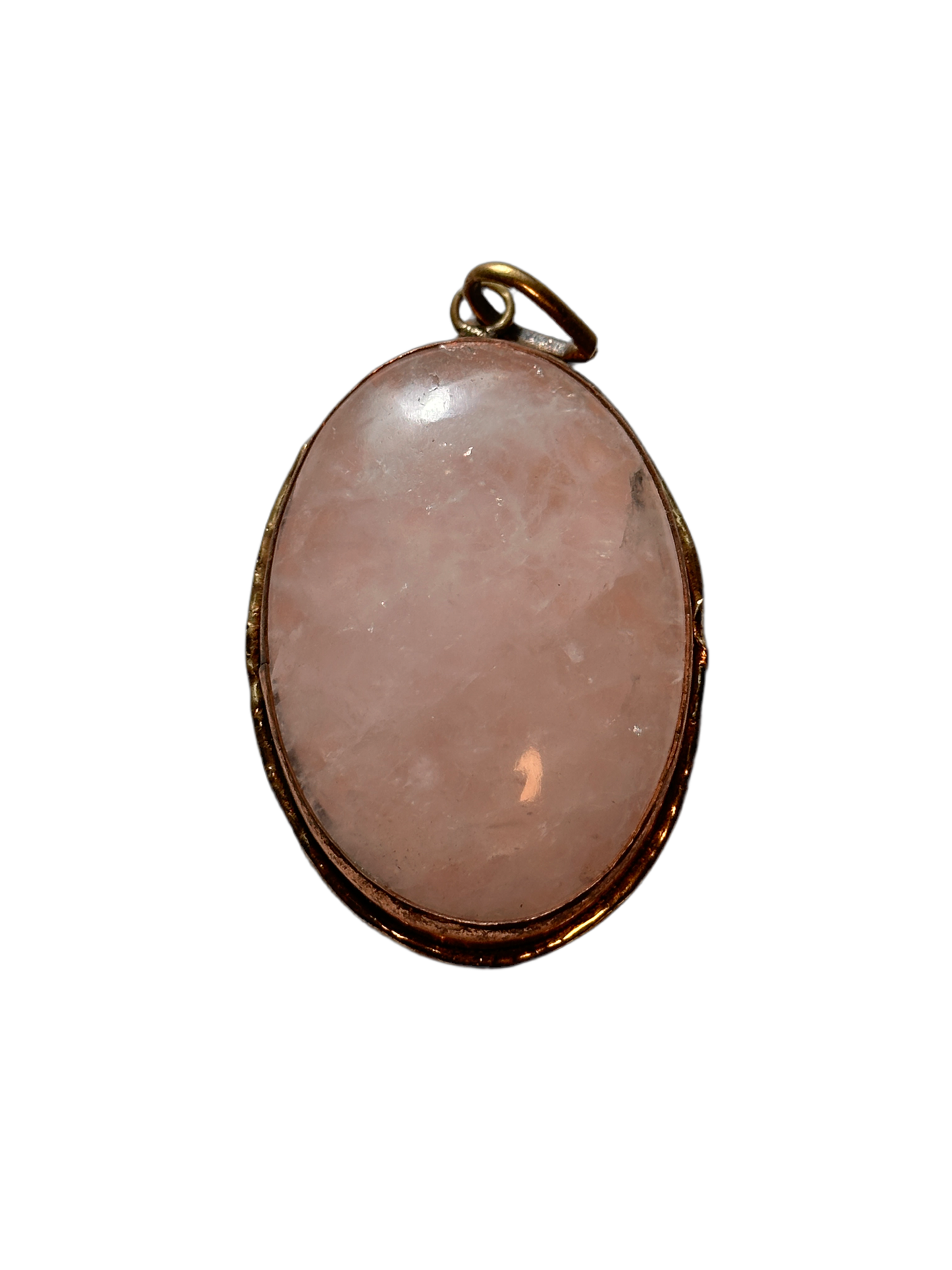 IMMACULATE’ ROSE QUARTZ ZENIN MEDALLION